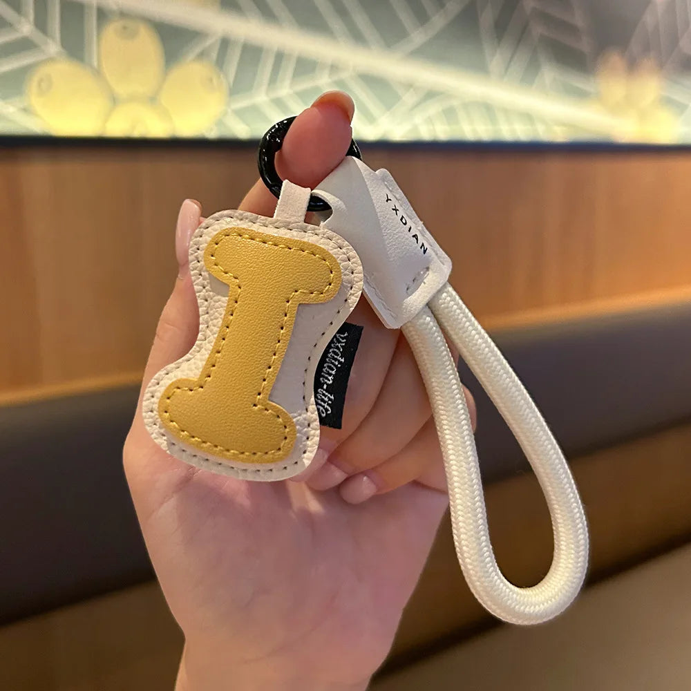 Bunter PU-Leder Schlüsselanhänger mit geflochtener Handschlaufe – Anti-Verlust Keychain &amp; Lanyard for Schlüssel, Tasche, Koffer &amp; Handy 