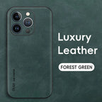 Luxuriöse iPhone Lederhülle aus Schafsleder – Matte Premium Handyhülle mit Rundumschutz pour iPhone 16, 15, 14, 13, 12, 11 Pro Max, Plus, X, XS &amp; XR