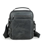 Crazy Horse Leder Herren Schultertasche de Contact - Bolso bandolera y bandolera vintage