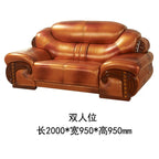 Luxus Leder-Wohnzimmersofa mit Schlaffunktion – Modernes, minimalistaisches Relax-Sofa mit Stauraum, elegantes Designer-Sofa für stilvolles Wohnen