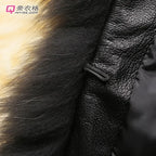 Damen Kunstleder Weste mit Fellkragen – Oversized Faux Leather Vest, ärmelloser Streetwear Mantel für Herbst & Winter