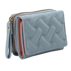 Kawaii Damen Mini-Geldbörse en PU-Leder – Süße Kurz-Wallet mit Reißverschluss, Münzfach &amp; kompaktem Design