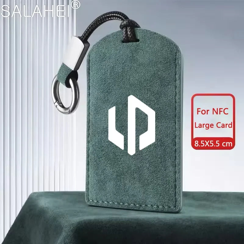 Premium Leder NFC Karten-Schlüssel Hülle für Leapmotor C10 (2024) – Elegantes Keyless Key Cover aus Leder & Wildleder