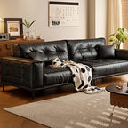 Designer Luxus Ledersofa in Braun – Oversize L-Form Wohnlandschaft für stilvolle Wohnzimmer & exklusive Villen