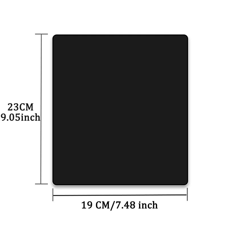 Kompaktes PU Leder Mouse Pad 23 × 19 cm - Rutschfestes &amp; wasserdichtes Office Mousepad für Schule, Büro &amp; Laptop 