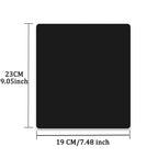 Kompaktes PU Leder Mouse Pad 23 × 19 cm - Rutschfestes &amp; wasserdichtes Office Mousepad für Schule, Büro &amp; Laptop 