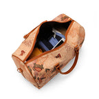 Vintage PU-Leder Reisetasche - Bolso de viaje moderno y bolso de mano para deportes, negocios y viajes, bolso de mano weiche