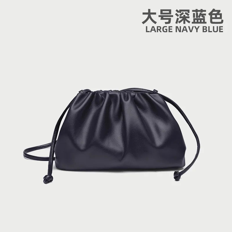 Luxus Damen Schultertasche aus weichem PU-Leder – Petit sac à bandoulière et messager, élégant et pratique