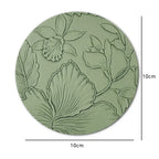 Runder Leder Untersetzer – Rutschfest, hitzeisolierend &amp; wasserdicht im Light-Luxury Design for Büro &amp; Couchtisch 