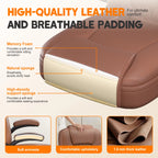 Daccormax Multifunctional Office Chair, Premium Leather Executive Chair, Comfortable Headrest and Armrests, Breathable Backrest.