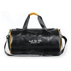 AND THE LIKE Unisex Fitness- & Reisetasche – Gym Bag aus Mikrofaser mit Trocken-/Nass-Trennung, Schulter- und Handtasche für Männer & Frauen