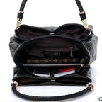 Damen Tote Bag mit großer Kapazität – Schultertasche im Kroko-Look für Alltag, Shopping & Pendeln