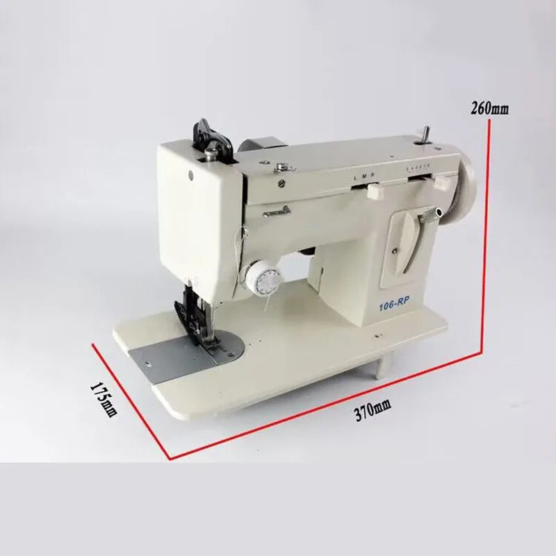 150W Haushalts-Nähmaschine für dicke Materialien – Leistungsstarke Ledernähmaschine mit 0–7 mm Stichlänge, Ideal für Leder, Fell & Canvas