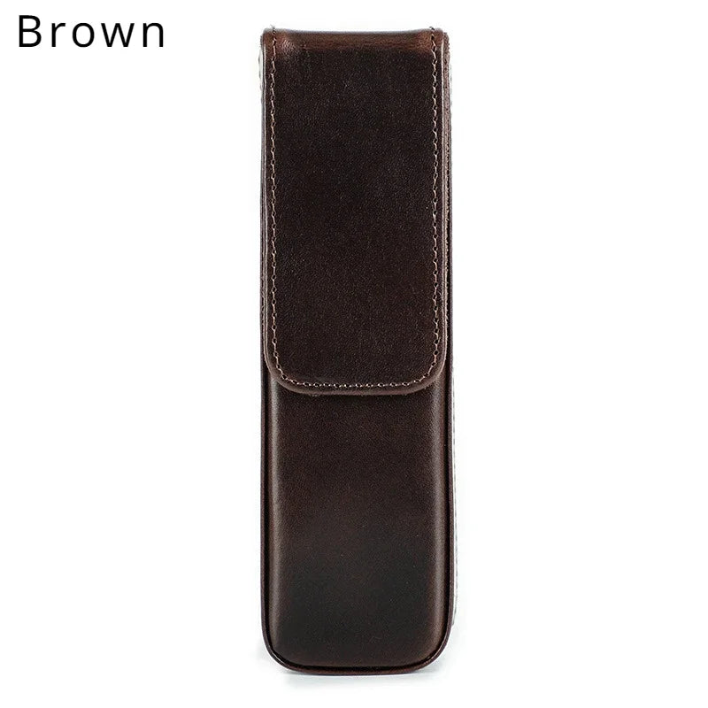 Luxuriöses Füllfederhalter-Etui en véritable cuir – Premium Stifteetui mit 2/3/6/12 Fächern für Büro &amp; Schule 