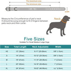 Graviertes Leder Hunde-Halsband mit Namensschild – Geflochtenes, personalisiertes ID-Halsband aus Leder für mittelgroße &amp; große Hunde 