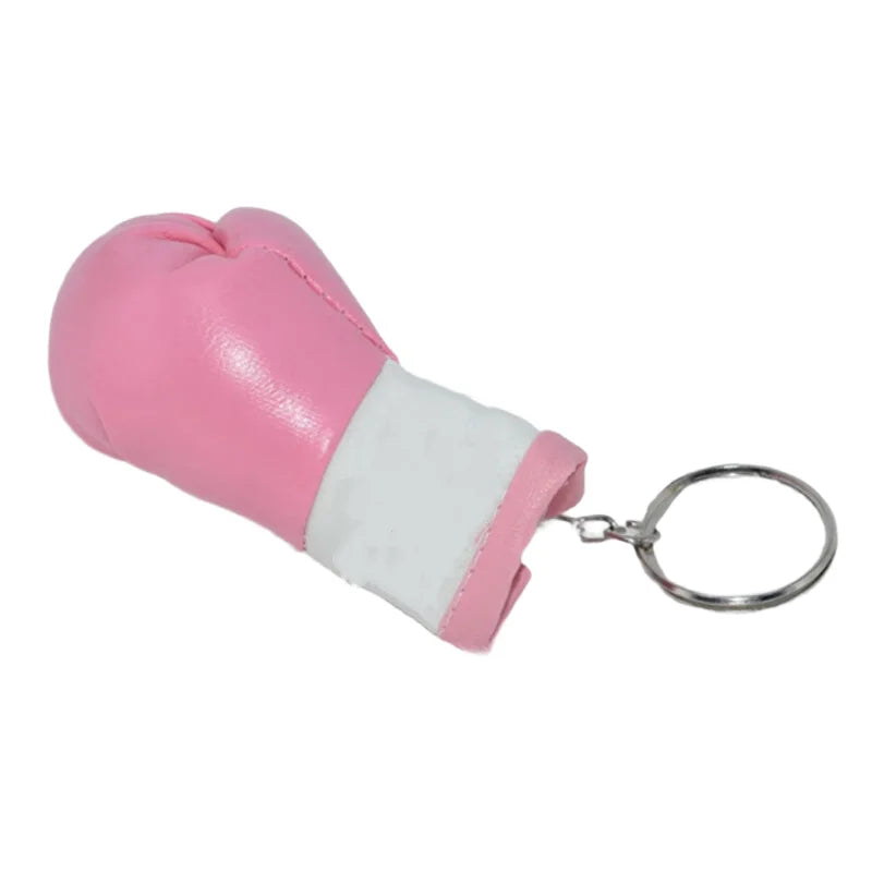 Mini Boxhandschuhe Schlüsselanhänger aus Leder – Sportlicher Boxing Keychain als Taschen- & Autoanhänger, exklusives Geschenk für Boxfans