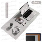 PU Leder Schreibtischunterlage in mehreren Größen – Wasserdichtes XXL Mouse Pad für Büro, Gaming & PC von DAORANGE