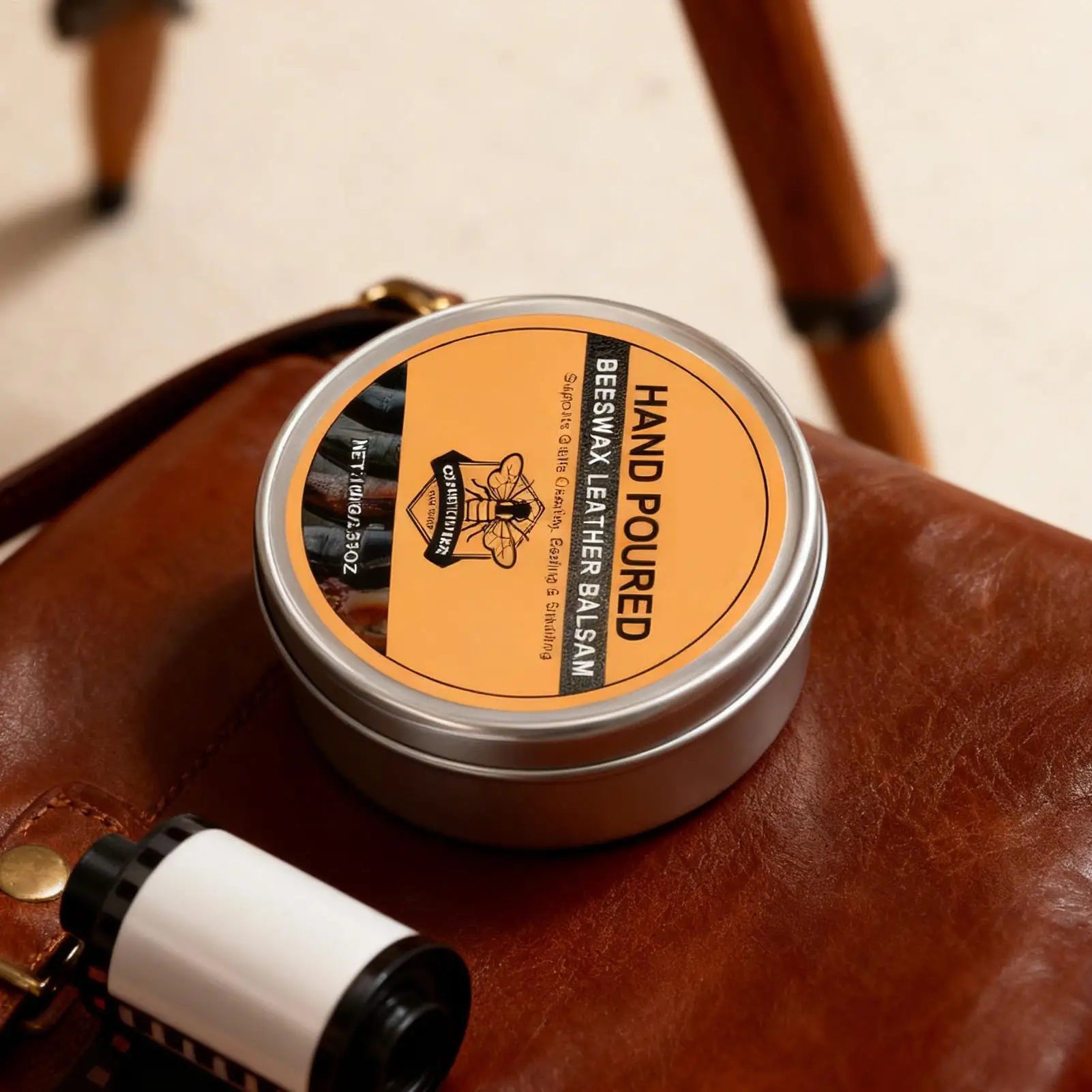 Leder Conditioner mit Bienenwachs – Pflege- & Restaurationsbalsam für Schuhe, Möbel, Jacken, Taschen & Autositze