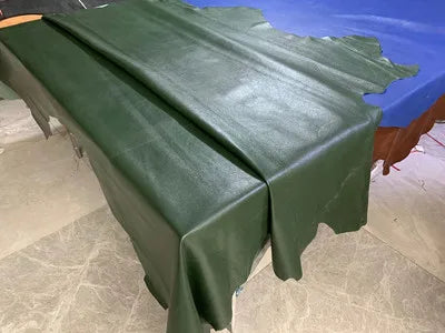 Großformatiges Echtleder Rindsleder – Ganze Haut aus erster Schicht, weich & flexibel für Taschen, Polster & DIY-Projekte