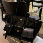 Luxus Wing Bag en cuir – Grand sac fourre-tout avec argent ou or, sac à main tendance pour femme. 