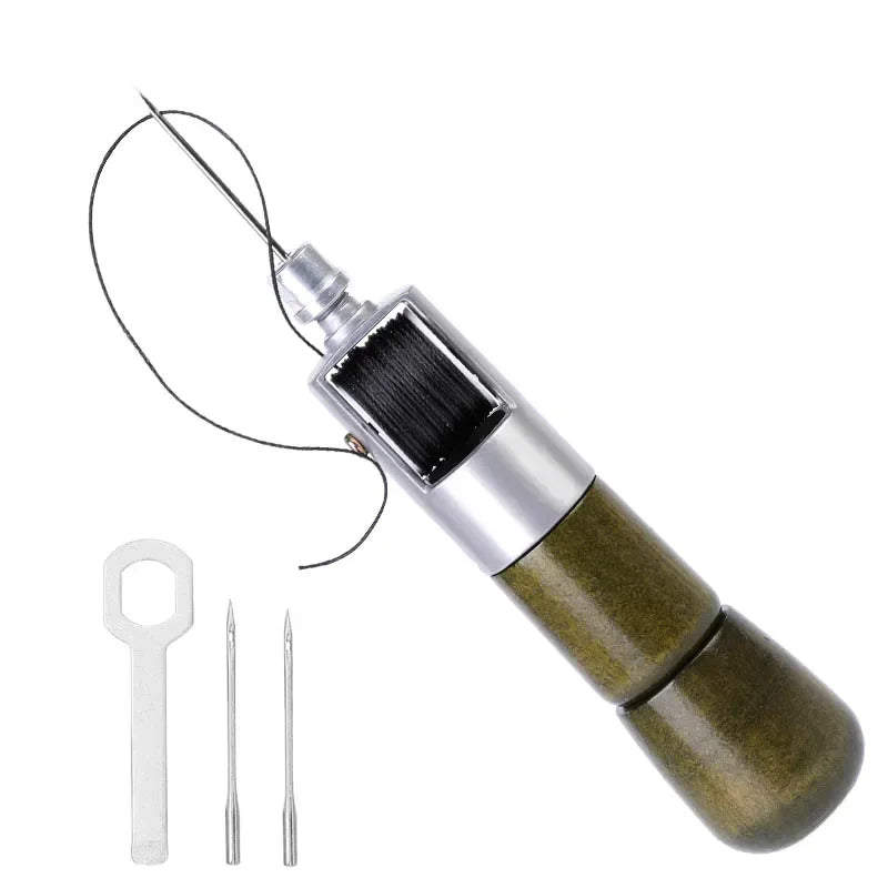 Fenrry Speedy Stitcher Leder Ahle – Manuelle Nähahle mit Holzgriff für Leder, Canvas & Reparaturen | DIY Lederwerkzeug