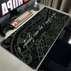 XXL Gaming Mousepad mit Anime Schloss Motiv – Großes Desk Mat 900×450 mm, Rutschfestes Mauspad & Tastaturunterlage für PC & Laptop