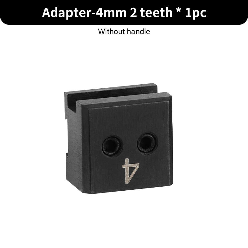 WUTA Modulares Adapter- &amp; Schlagkopf-System para Lederwerkzeuge – Austauschbare Loch- &amp; Stichaufsätze aus Edelstahl 