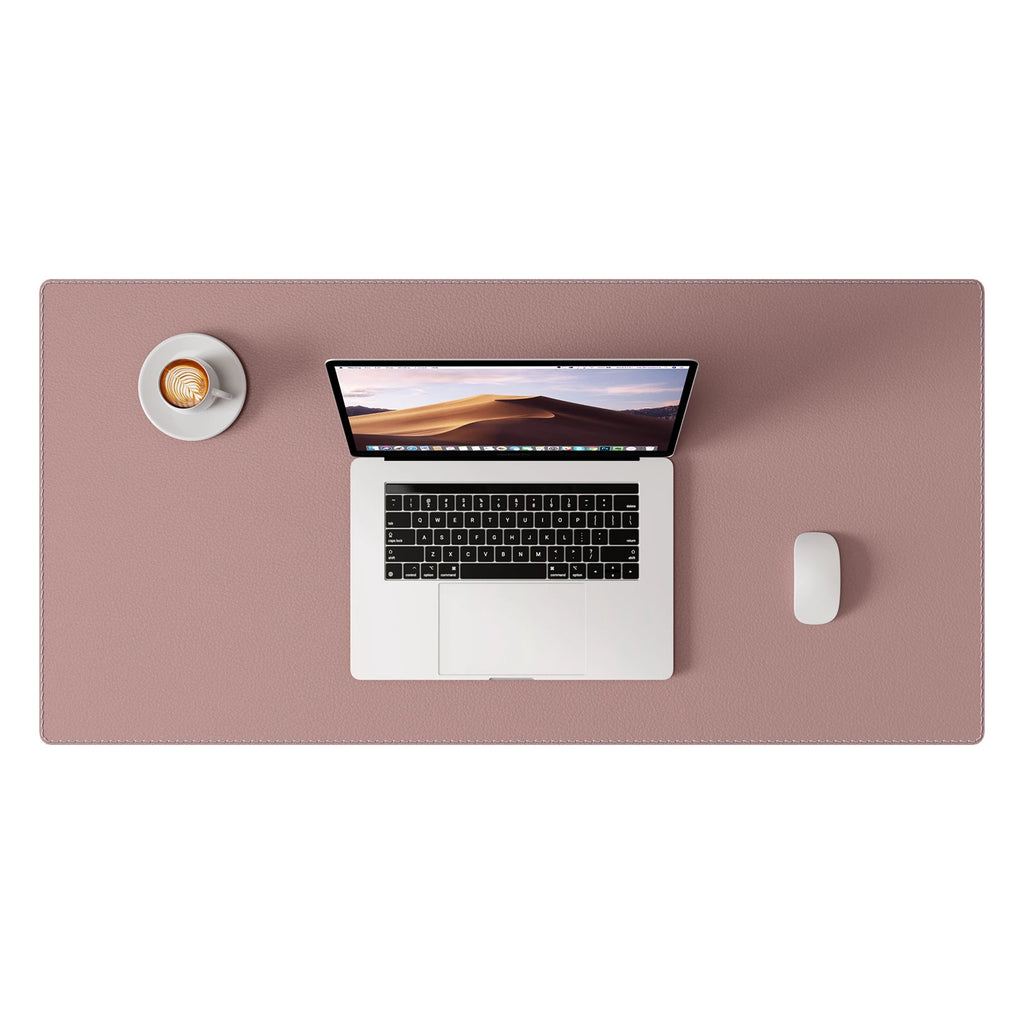 Tapis de bureau et tapis de souris en cuir PU pour bureau, bureau à domicile et école