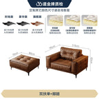 Designer Luxus Ledersofa in Braun – Oversize L-Form Wohnlandschaft für stilvolle Wohnzimmer & exklusive Villen