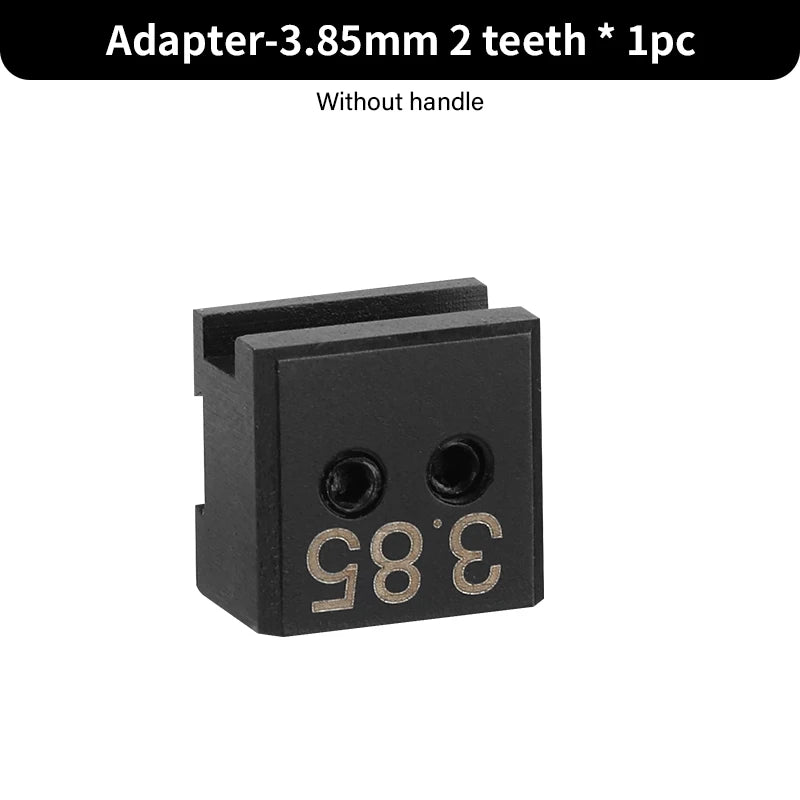 WUTA Modulares Adapter- & Schlagkopf-System für Lederwerkzeuge – Austauschbare Loch- & Stichaufsätze aus Edelstahl