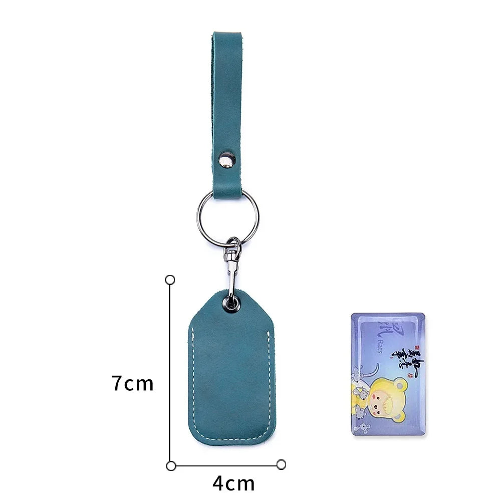 Personalisierbare Lederhülle für StarLine S96 & PIK Intercom – Premium Schutzcover aus Rindsleder für Alarm- & IC-Tags mit Schlüsselanhänger