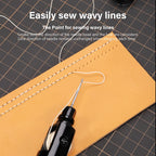 WUTA Leder Handnähmaschine Speedy Stitcher – Profi Nähahle Set für Leder, Canvas & Reparaturen