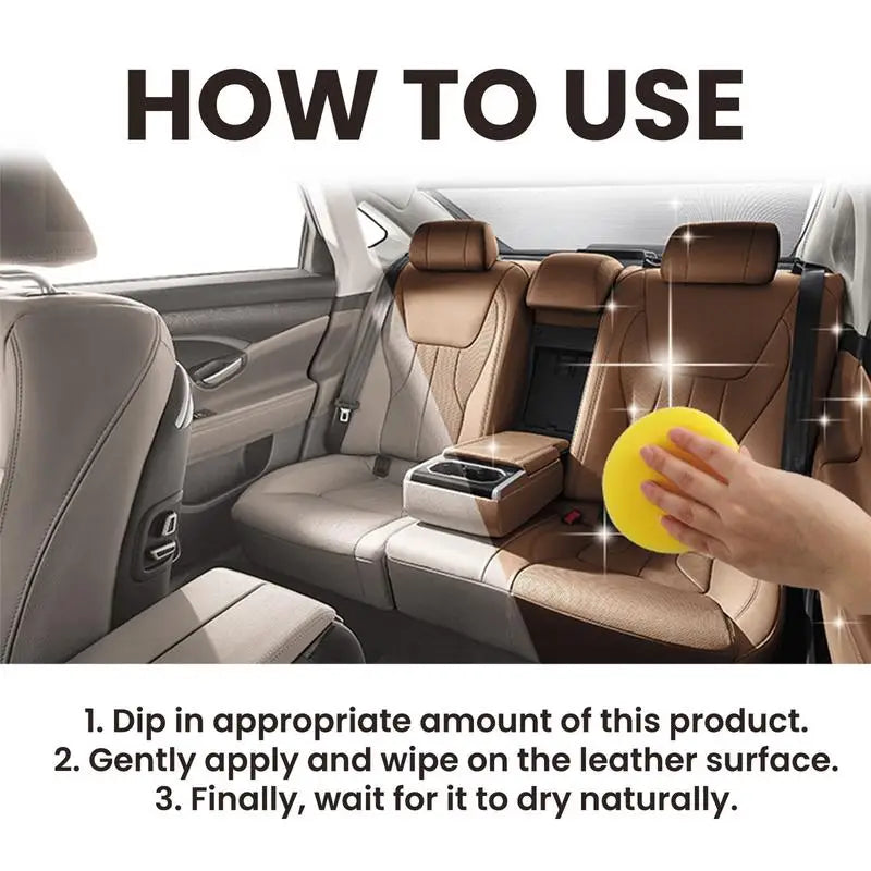 Lederpflege Creme mit Bienenwachs – Natürliche Leder Salbe für Möbel, Schutz & Reparatur