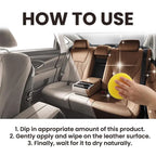 Lederpflege Creme mit Bienenwachs – Natürliche Leder Salbe für Möbel, Schutz & Reparatur