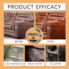 Leder Conditioner mit Bienenwachs – Pflege- & Polierbalsam für Schuhe, Möbel, Jacken, Taschen & Autositze