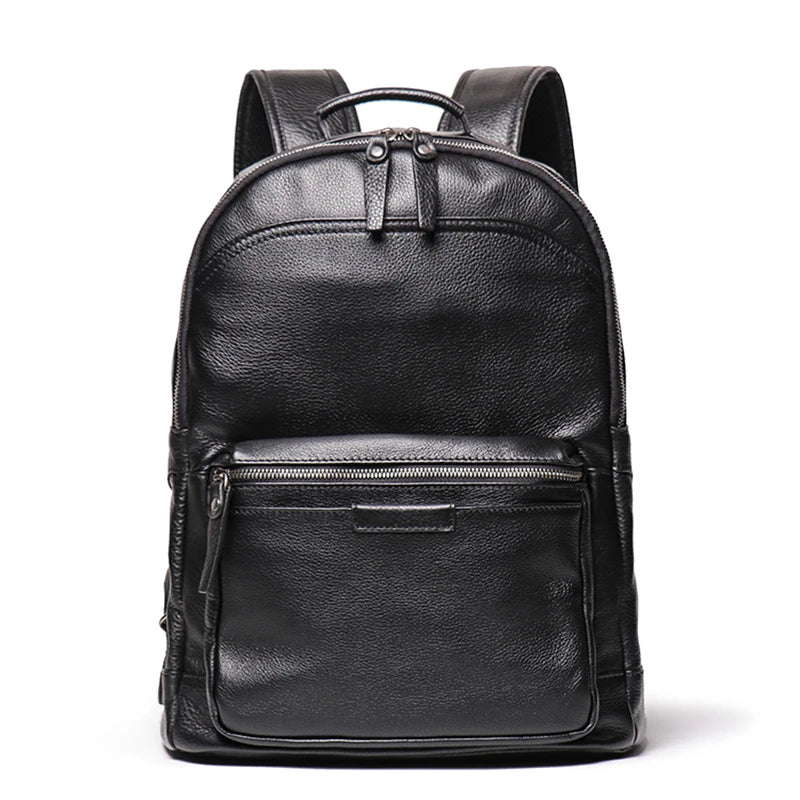 LEATHFOCUS Vintage Leder Rucksack Herren – Echtleder Business & Outdoor Laptoprucksack für 15,6 Zoll, kompakt & vielseitig