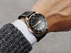 SAMCO Sport Vintage Leder-Uhrenarmband mit Edelstahlschließe - Correa de reloj clásica 18 / 20 / 22 / 24 mm para brazaletes