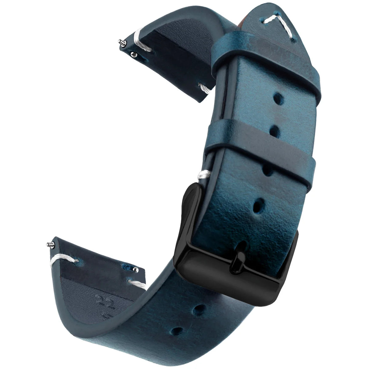 Gewachstes Leder Uhrenarmband mit Quick Release – Echtes Rindsleder Armband in 18–24mm für Smartwatches & klassische Uhren