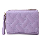 Kawaii Damen Mini-Geldbörse en PU-Leder – Süße Kurz-Wallet mit Reißverschluss, Münzfach &amp; kompaktem Design