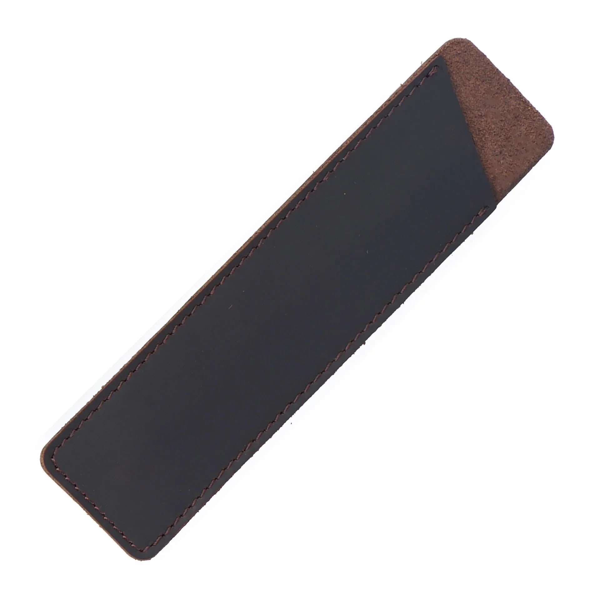 Vintage Leather Stifteetui für Notizbuch &amp; Reise – Schlanke Pen Pouch en cuir véritable pour bureau et école 