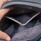 Herren Umhängetasche für 9,7" iPad – PU-Leder Crossbody Bag, Business & Reise, Modischer Messenger Bag