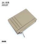 ISKYBOB Süße Damen Geldbörse aus PU-Leder – Kurze Wallet mit Reißverschluss & Druckknopf, Cartoon-Print, Kartenhalter & Münzfach