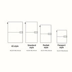 RAYSLIN 100% Echtleder Reisejournal – Personalisierbares Notizbuch für Schule, Büro und DIY