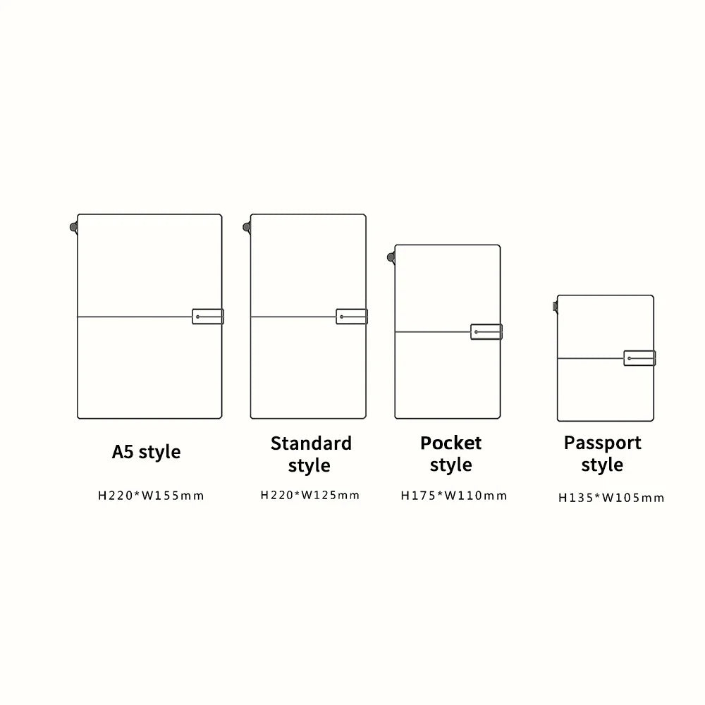 RAYSLIN 100% Echtleder Reisejournal – Personalisierbares Notizbuch für Schule, Büro und DIY