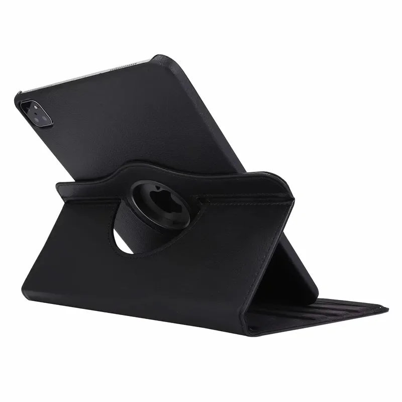 360° Drehbares Leder Case für iPad Pro 12.9 & iPad Air 13 – Business Tablet Schutzhülle mit Standfunktion (2015–2024)