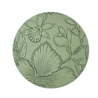 Runder Leder Untersetzer – Rutschfest, hitzeisolierend &amp; wasserdicht im Light-Luxury Design for Büro &amp; Couchtisch 