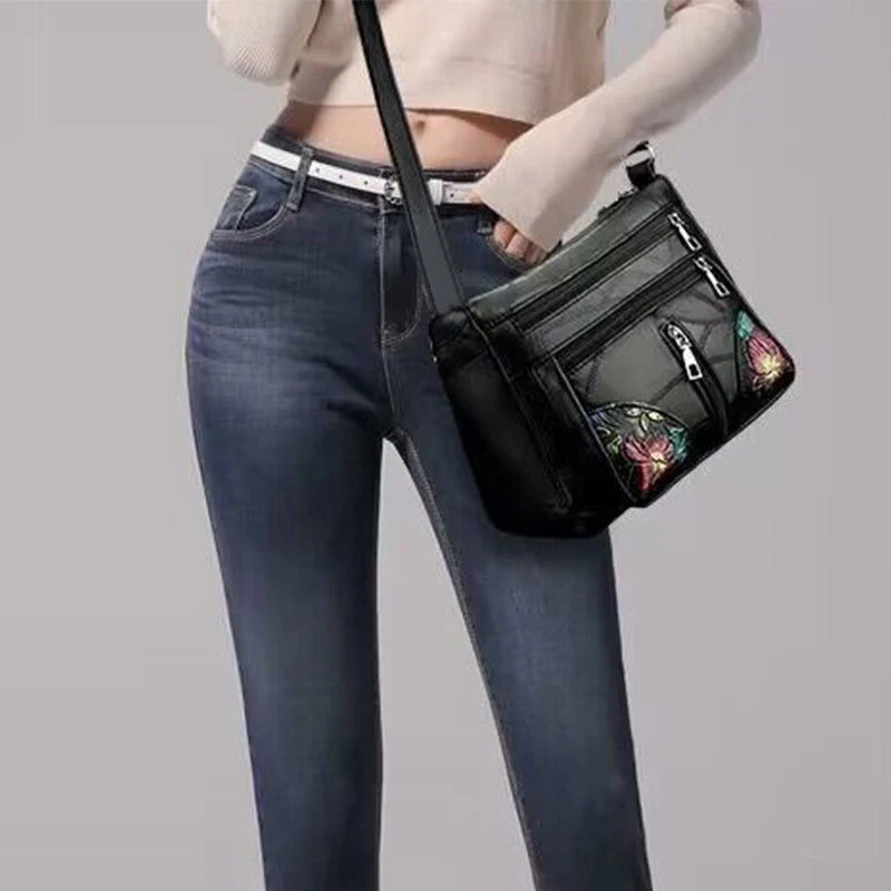 Damen-Handtasche aus Nylon – Weiche Textur, Große Kapazität & Vielseitige Casual Tote mit Reißverschluss