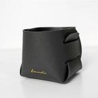 Faltbare Leder Aufbewahrungsbox Nordic – Organizador de escritorio de cuero PU para Schlüssel, Schmuck, Make-up &amp; Büro 