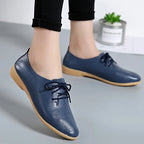 YBQJOO Dames Cuir Appartements – Weiche, sommerliche Loafers mit spitzer Zehenform, Casual Mocassins, Slip-On Schuhe 