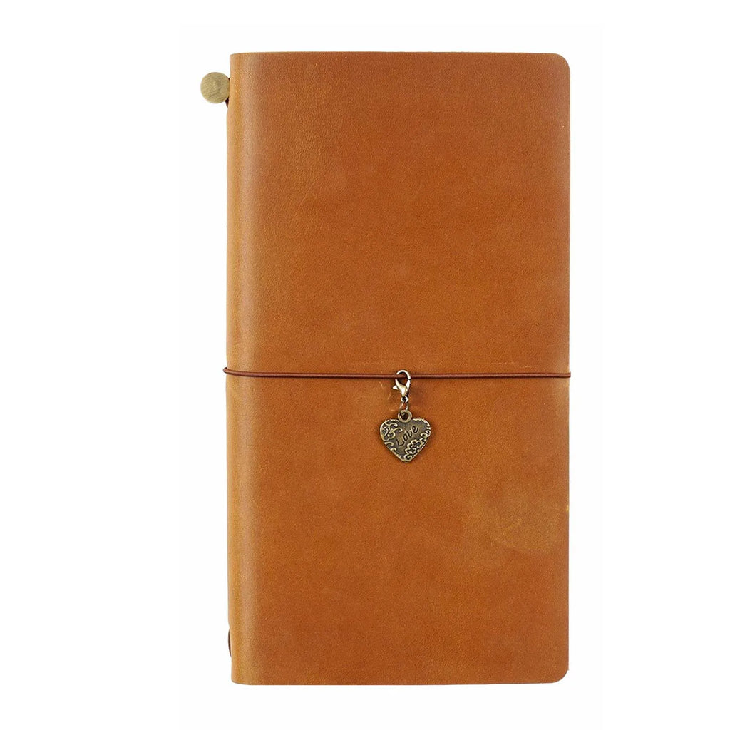 BAXTER Leder-Notizbuch Vintage – Handgefertigtes Reise-Tagebuch im Passformat
